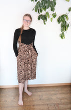 Load image into Gallery viewer, Black Leopard Mila Dress